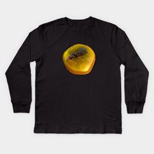 rich honey bee Kids Long Sleeve T-Shirt